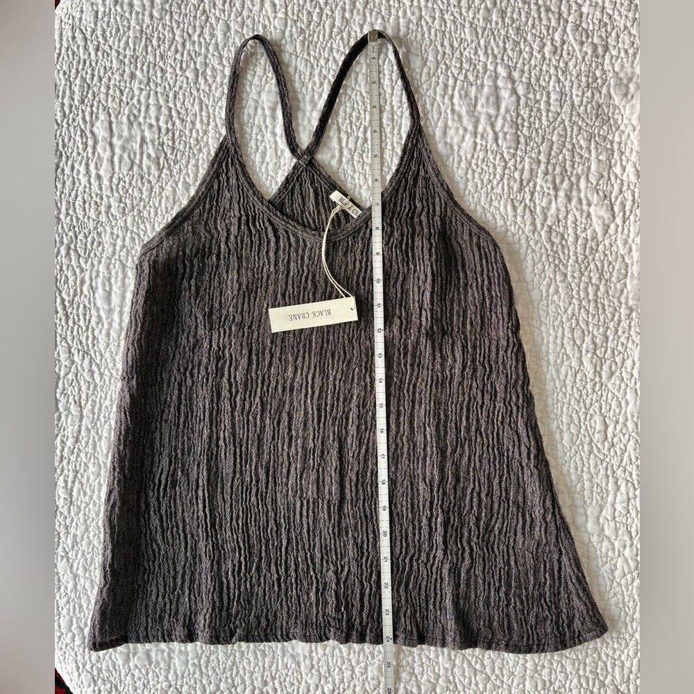 Black Crane Textured Cami in Grey - Small - Brand New w/Tags - Picture 9 of 10